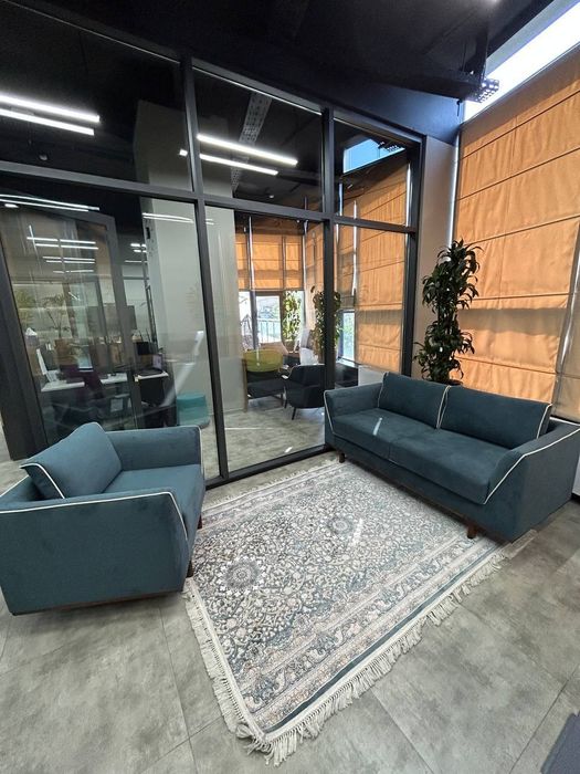 Офислар учун ойнали тусиклар.  Стеклянные перегородки