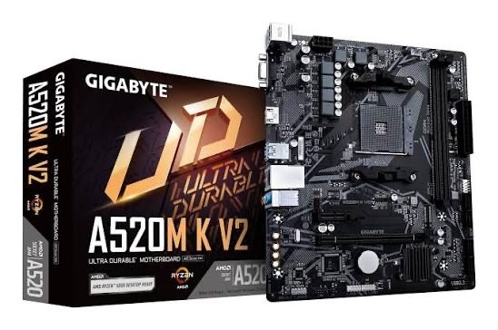 Материнская плата gigabyte a520m k v2