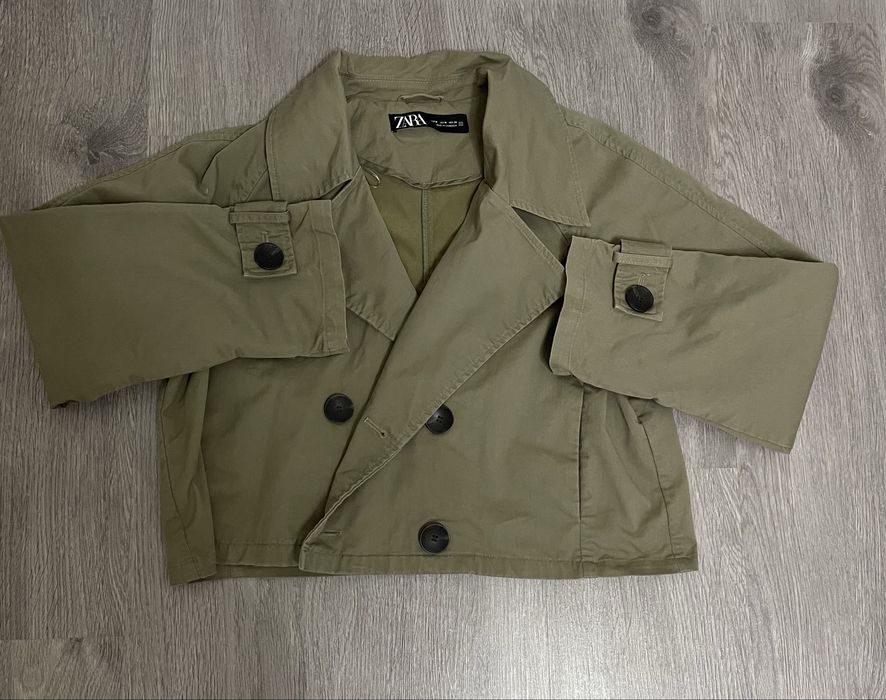 Укороченный тренч Zara