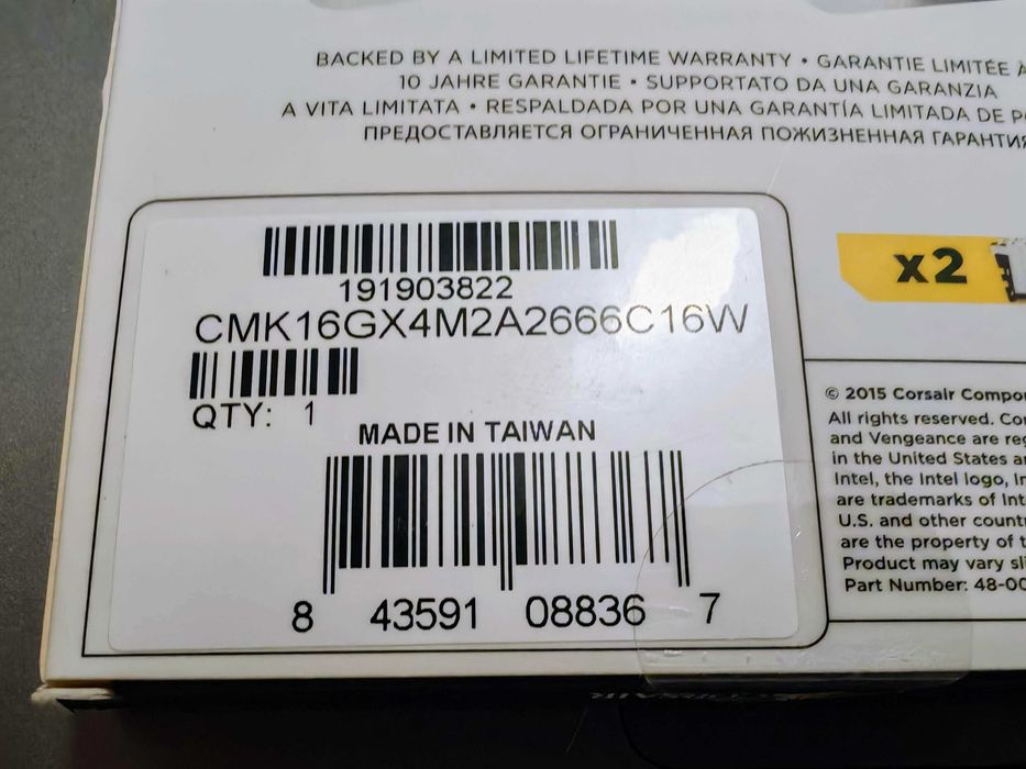 Kit RAM Corsair Vengeance LPX DDR4 2x8GB CL16 - 16 GB