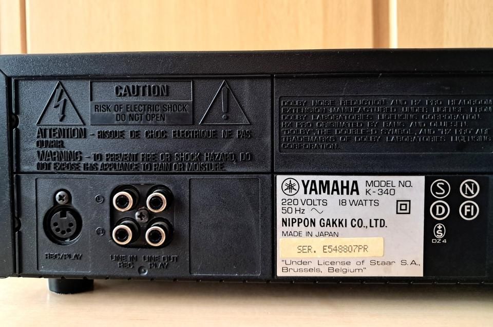 Yamaha K 340 stereo cassette-deck
