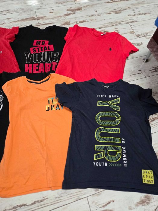 Тениски 6 бр с къс ръкав 146-152см