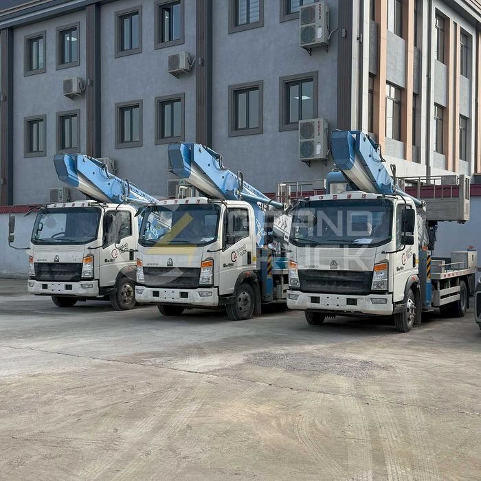 Автовышка ISUZU Howo Faw 28-45metrgacha Sotuvda tayyor 2025yili