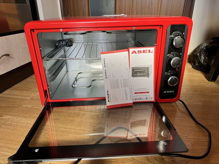 Електрическа настолна фурна AF-40-23 червена
