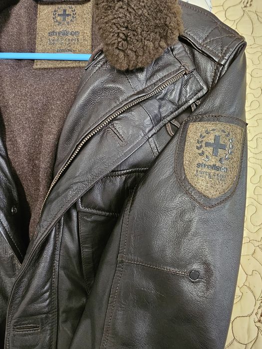 Haina piele STRELLSON swiss kross Editie Limitată