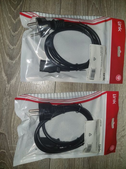 Cablu de alimentare Schuko IEC C13, 2 buc.