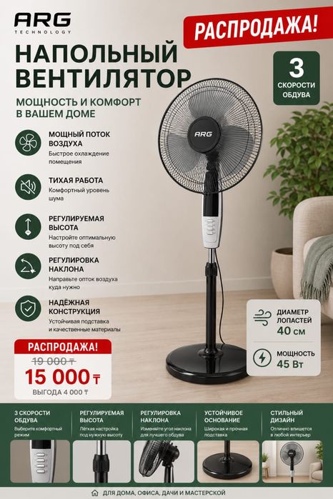 Вентиляторы. Расспродажа нового товара