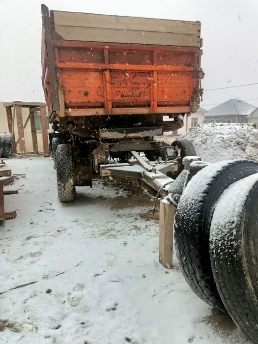 Прицеп на КамАЗ самацвал