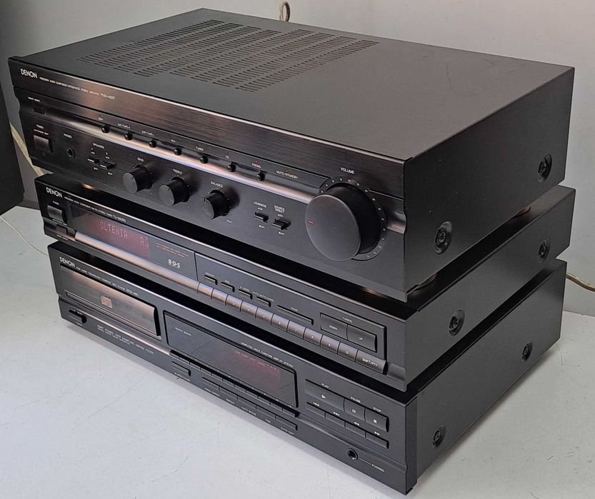 Amplituner PMA-480R + Tuner TU-580RD + CD Player DCD-480 – Linie Audio Denon Gold-Feet Japan