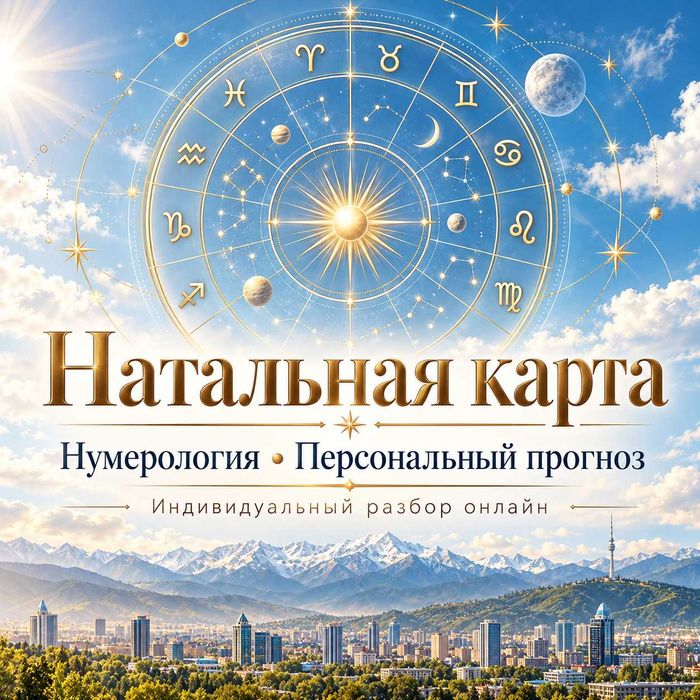Натальная карта + нумерология — персональный разбор и прогноз