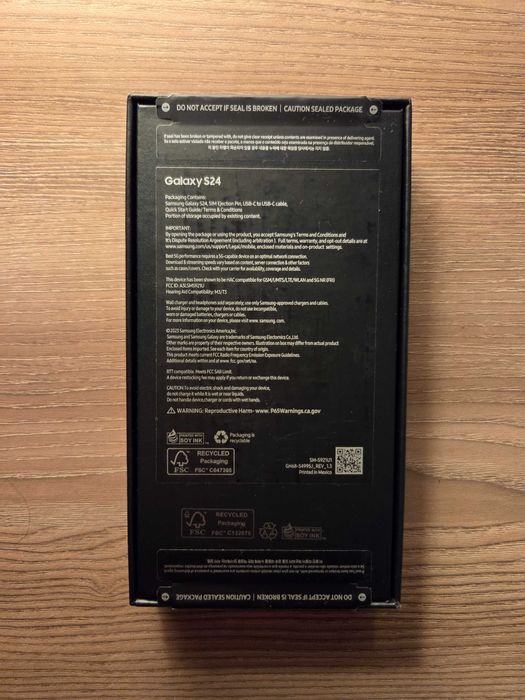 Samsung Galaxy S24 Snapdragon Неразпечатан