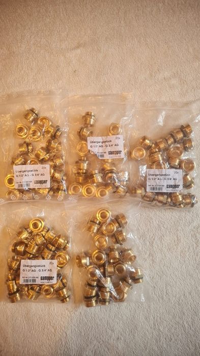 Fitinguri , racorduri robineți etc