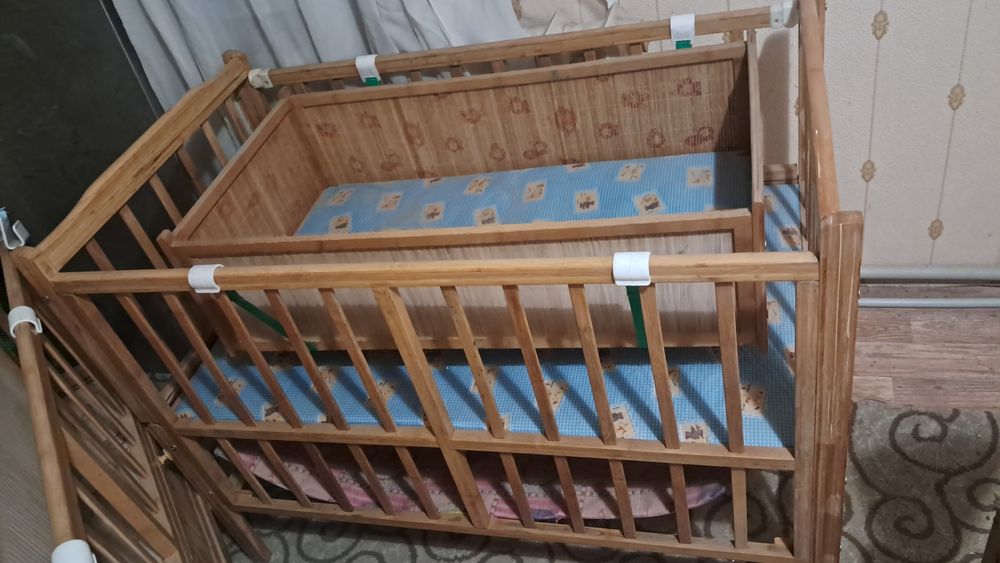 Продам манеж бамбуковый