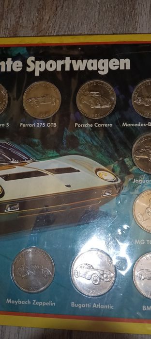 Monede jetoane Shell ani 1970 masini legendare
