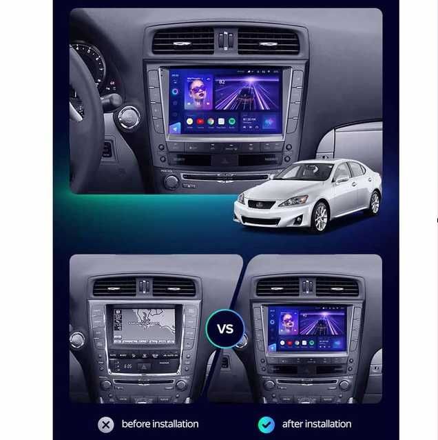 LEXUS IS200, IS250, IS300, IS350 2005/2010 9'' анддоид навигация,9662