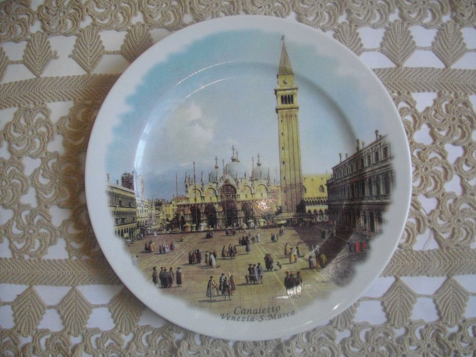 ф260мм-Нова-Canaletto - Venezia - S.Marco-Порцеланова Чиния-Италия