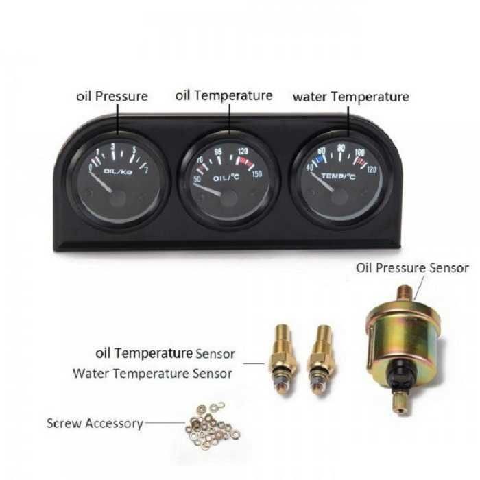 Измервателни уреди налягане на масло температура на вода масло