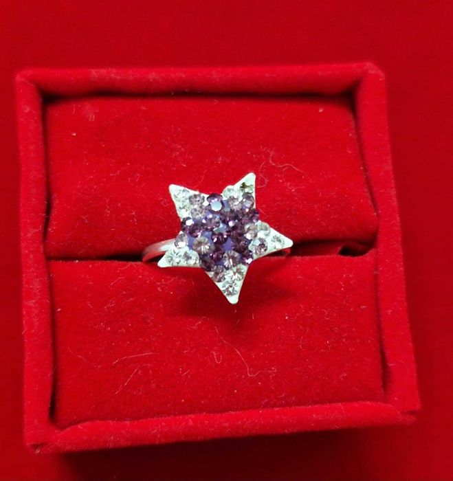 AG195,inel argint 925,nou/marcat, zirconii degrade, reducere 20%