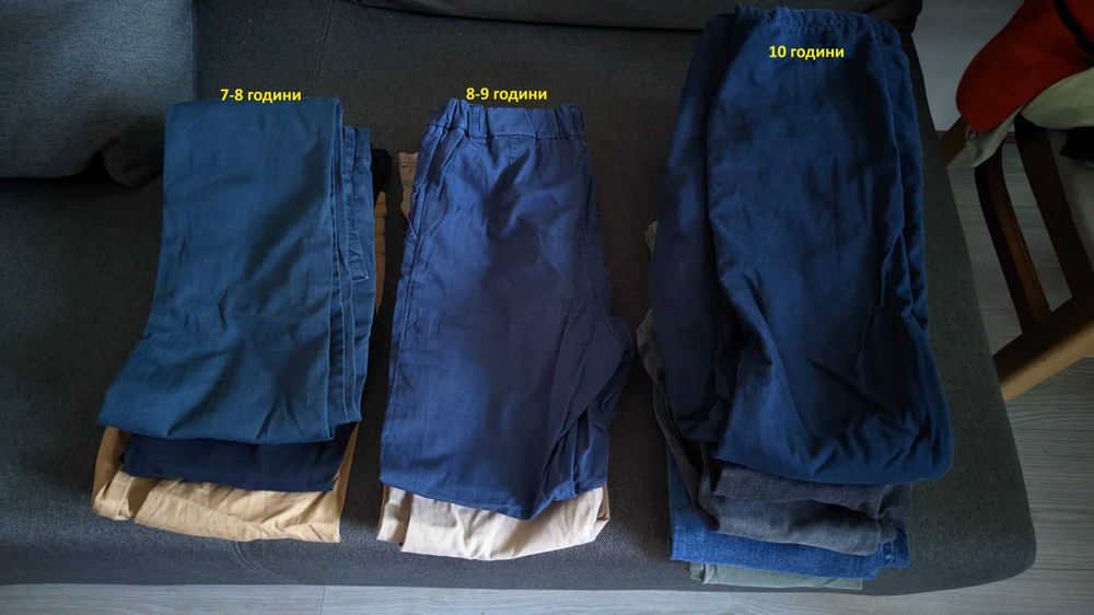 Пантолони, ризи, пуловери за възраст 6-10 години