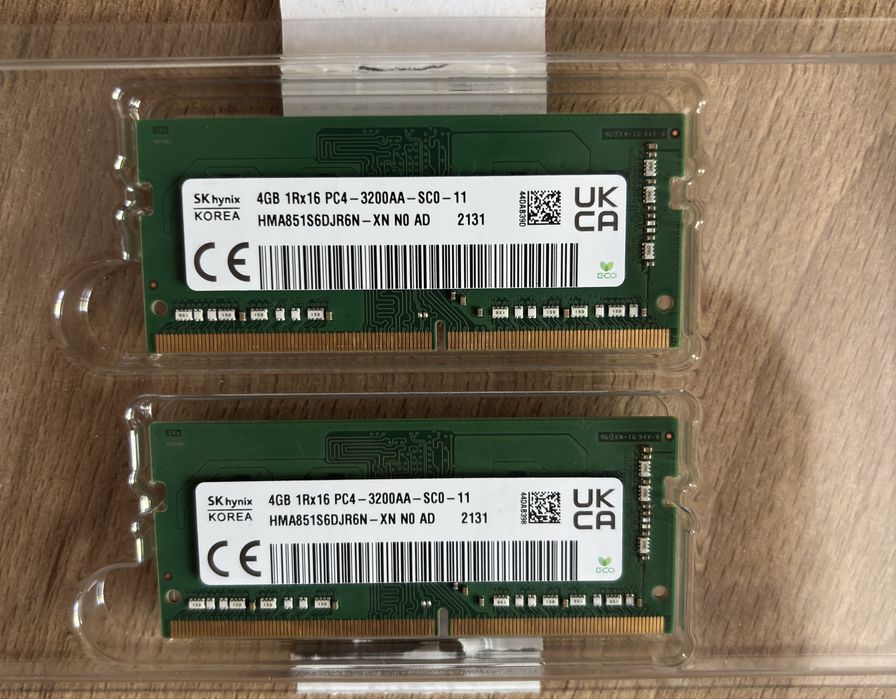 Kit RAM Laptop 8GB (2x4GB) DDR4 3200MHz