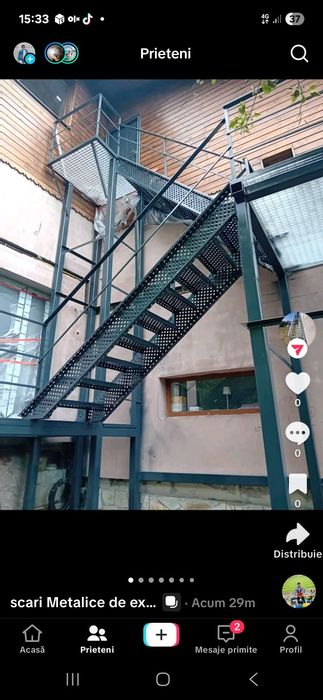 Scari  de exterior galvanizata