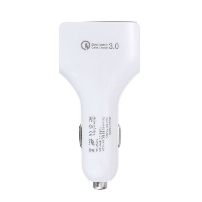 Универсално USB зарядно за автомобил с 4 порта Car Charger Universal