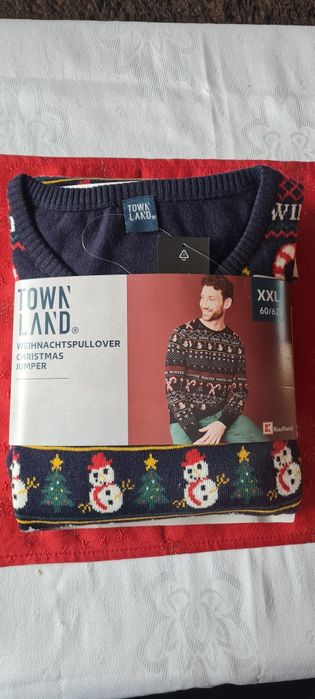 Мъжки коледен пуловер