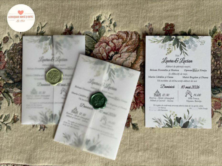 Invitatii nunta si botez