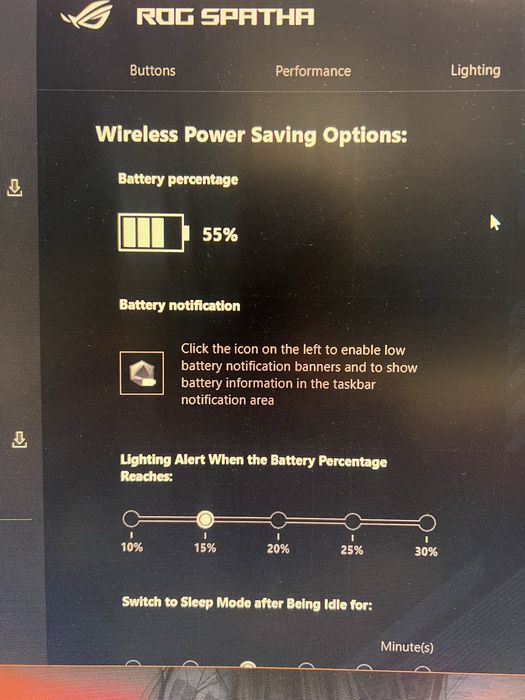 Mouse Asus ROG Spartha X