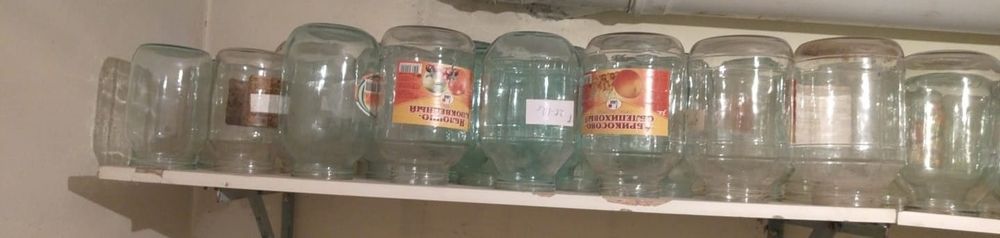Банки стеклянные в ассортименте