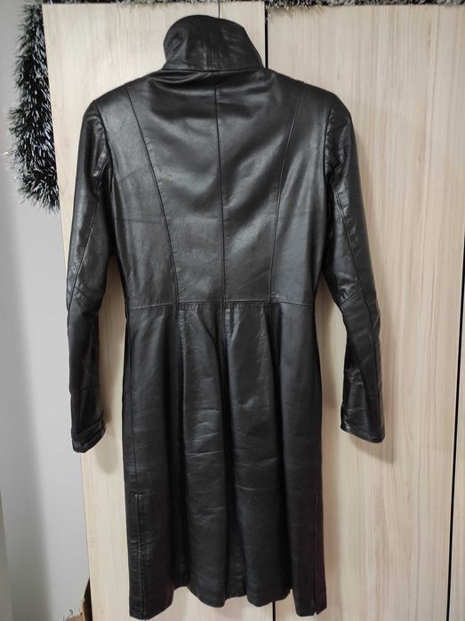 Естествена кожа палто