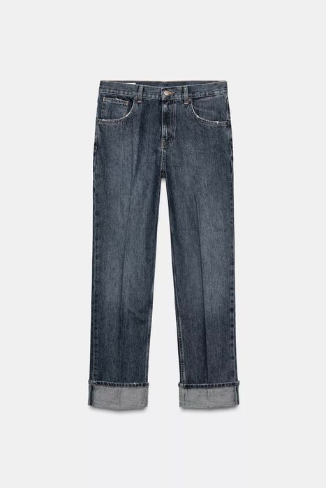 Прави дънки Zara със средна талия