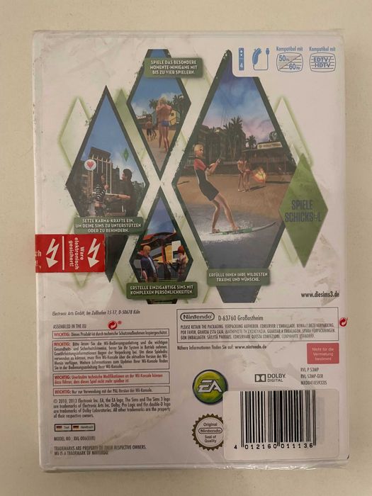 Nintendo Wii joc nou original sigilat SIMS 3