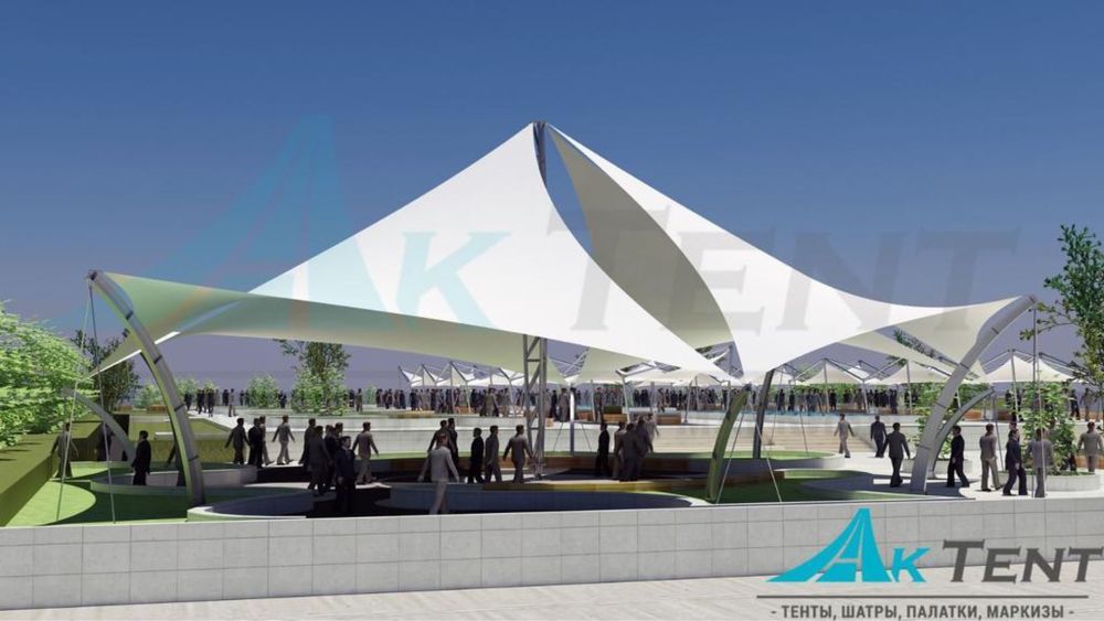 Шатер натяжной тент мембранный