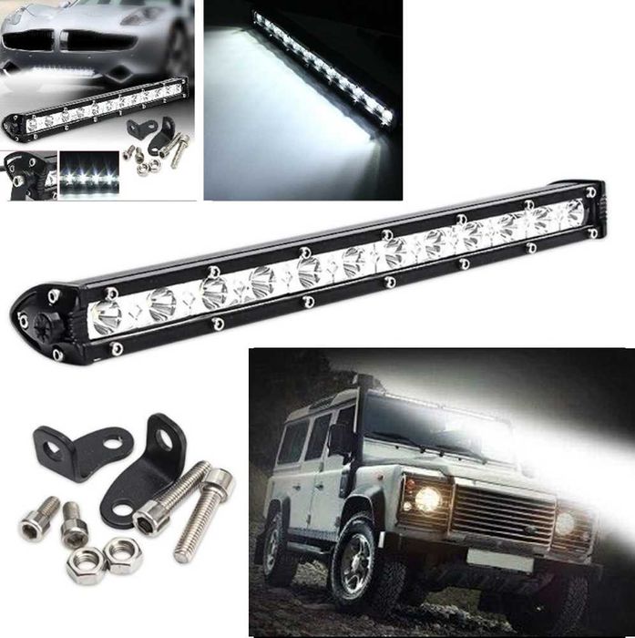 Мини 36W LED бар за осветление с 12 диода - 12/24V