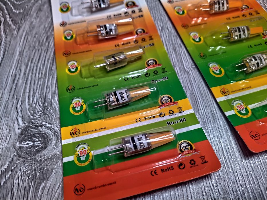 Bec LED G4 5W COB Silicon 12V Alb Cald / Alb Rece, Camping