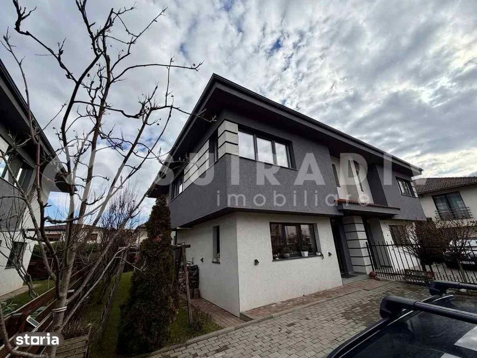 Casă modernă 125 mp, 5 camere, ciubăr și 3 parcări – teren 250 mp