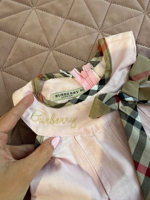 Бебешка рокля Burberry kids