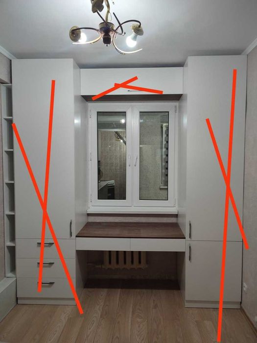 Письменный стол навесной новый.