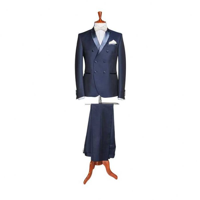 Tata & Fiu  Smoking barbati bleumarin