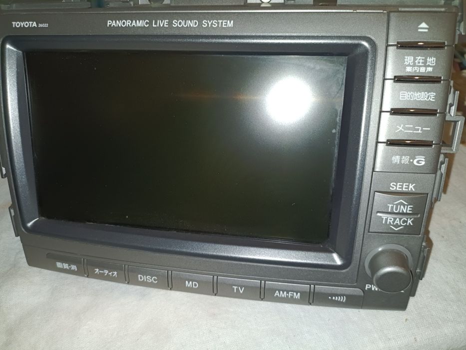 Магнитола штатная на Тойота Естима Моноблок системы музыки CD, FM, TV,