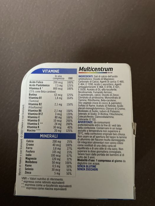 Vitamine Multicentrum