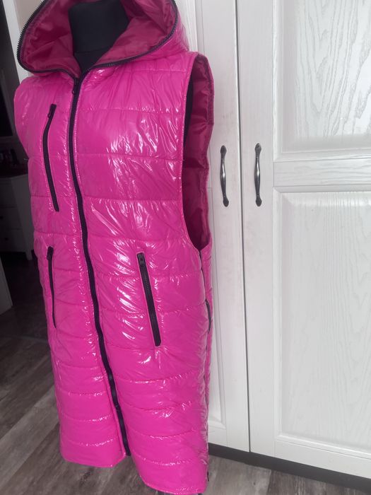 Дълга дамска грейка с качулка