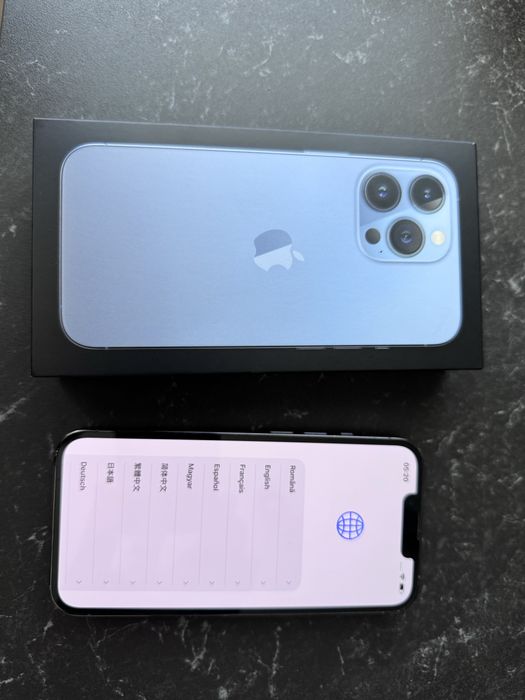 Vand Iphone 13 pro 256 gb sierra blue