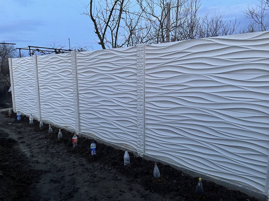 Gard din beton stâlpi de beton capace de beton dale