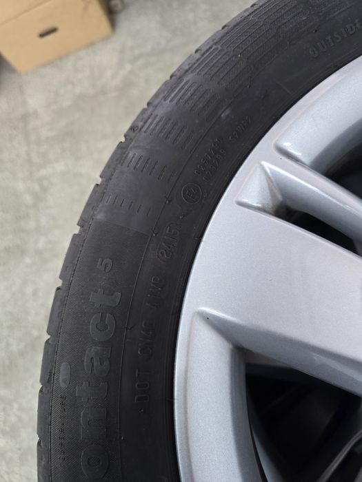 4 Броя 225/50/17 Continental 2x7mm 2x6,2mm