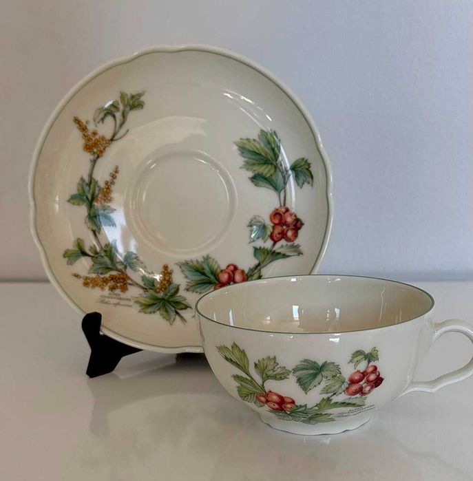 Порцеланов сет чаша с чинийка за чай Seltmann Weiden Bavaria Germany