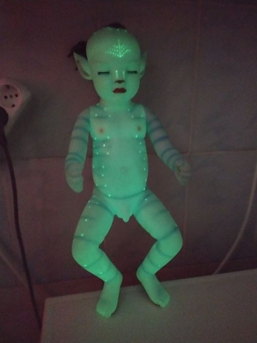 Кукла Реборн Аватар. Светится в темноте