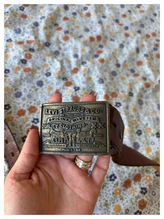 Levi's curea vintage din piele [RARITATE]
