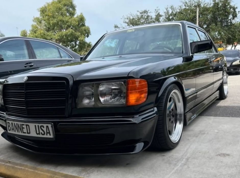 Mercedes W126 накладки на бампера